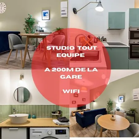 Studio Equipe Et Situe A 200m De La Gare *